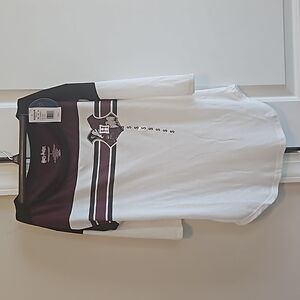 nwt harry potter ladies sz small shirt maroon black cream